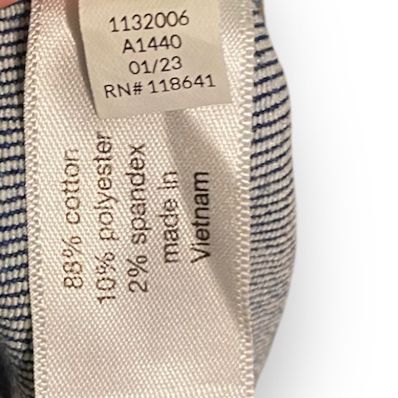 Lane Bryant Denim Medium Wash Stretch Cropped with Whiskering High Waist Size 16 - Picture 9 of 12